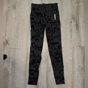 Gymshark Adapt Camo Seamless Leggings Black/Gray
